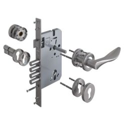 CHAPA de Embutir Multipunto 3G Onda Acero Inoxidable Izquierdo