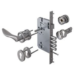 CHAPA de Embutir Multipunto 3G Onda Acero Inoxidable Derecho