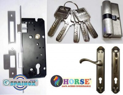 Chapa de embutir Kit Principal Barra 2 Golpes Manija Galassi