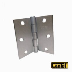 Caja 12 unid de Bisagras Aluminizadas Cantol de 3.5 x 3.5 pulgadas