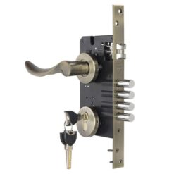 CHAPA de Embutir Multipunto 3G Onda Bronce Antiguo Derecho