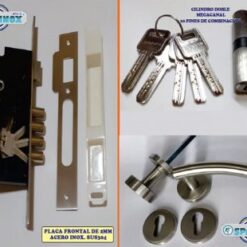 Chapa de embutir Kit 2 Golpes SUS304 + Cil Mega+ Manija Córdova