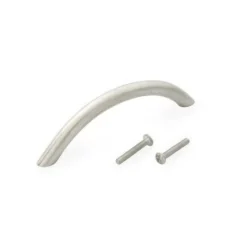 Jalador Curvo Acero Inoxidable para muebles